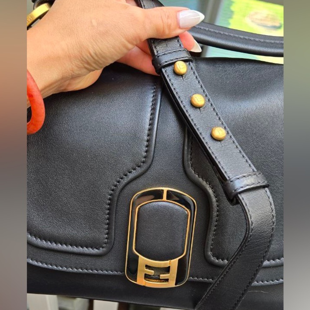 Fendi Black Leather Crossbody - Picture 7 of 7